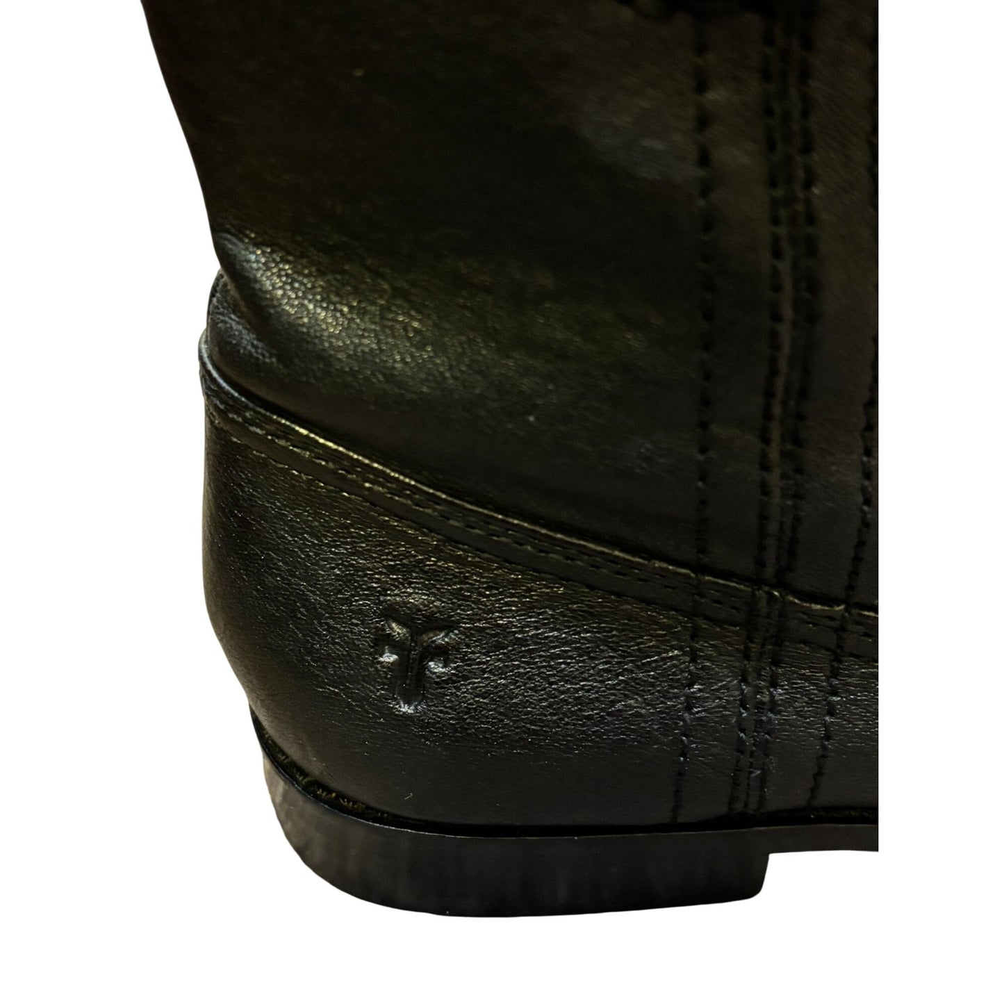 Frye Black Leather Ankle Booties Size 8