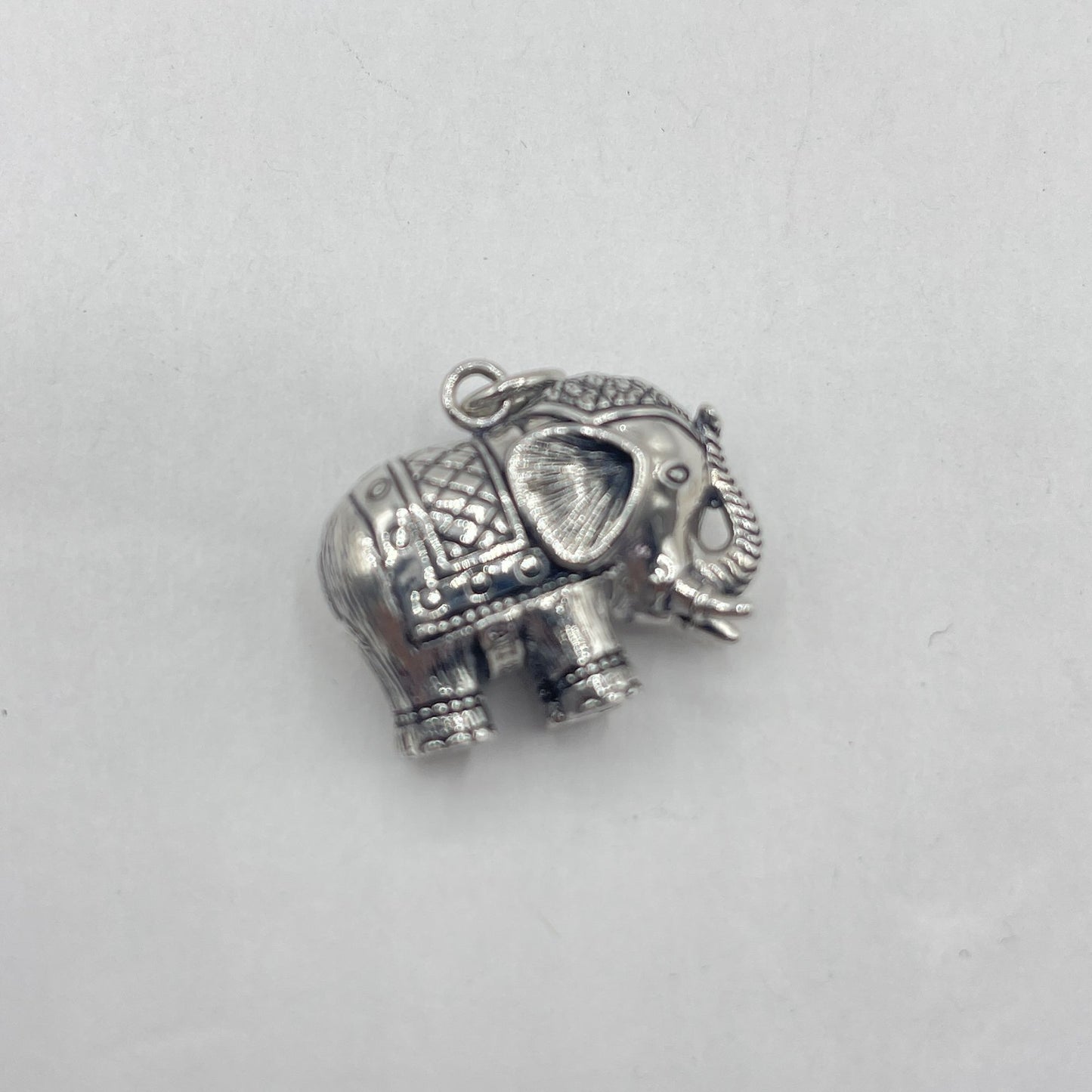 925 Silver Elephant Charm Pendant For Necklace Or Bracelet