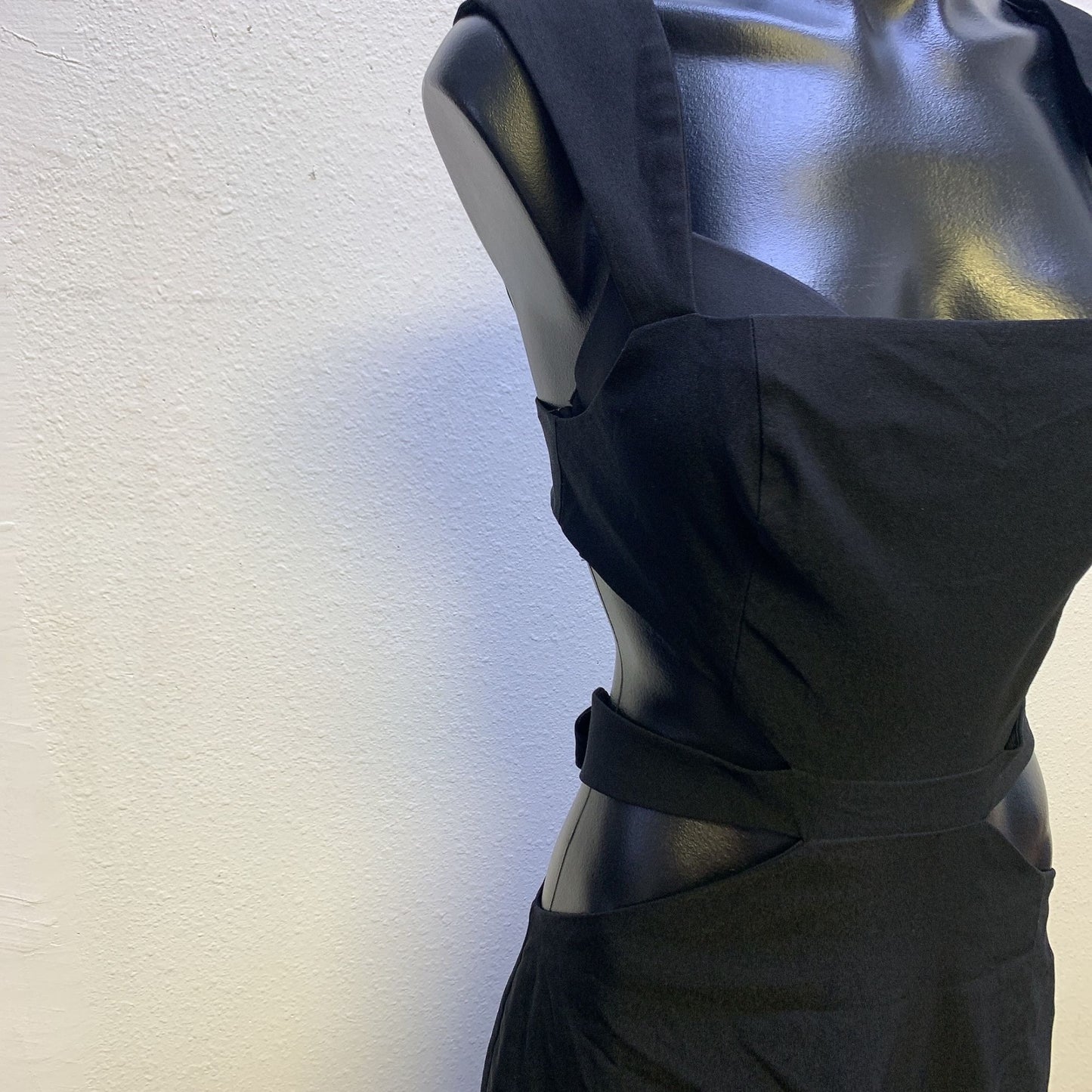 Michael Costello X Revolve Black Cutout Evening Gown Dress Size S