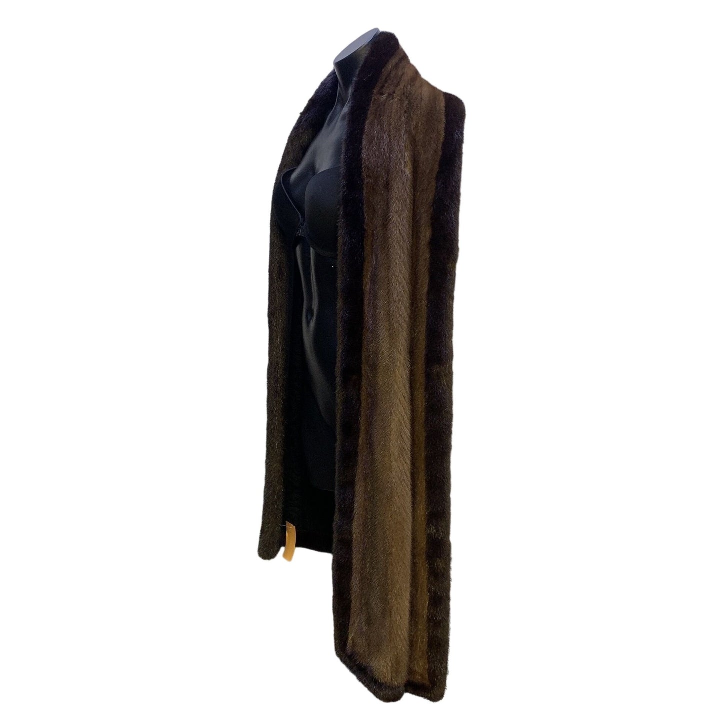 Vintage Brown Mink Fur Stole Elegant & Luxurious Womens Wrap Scarf