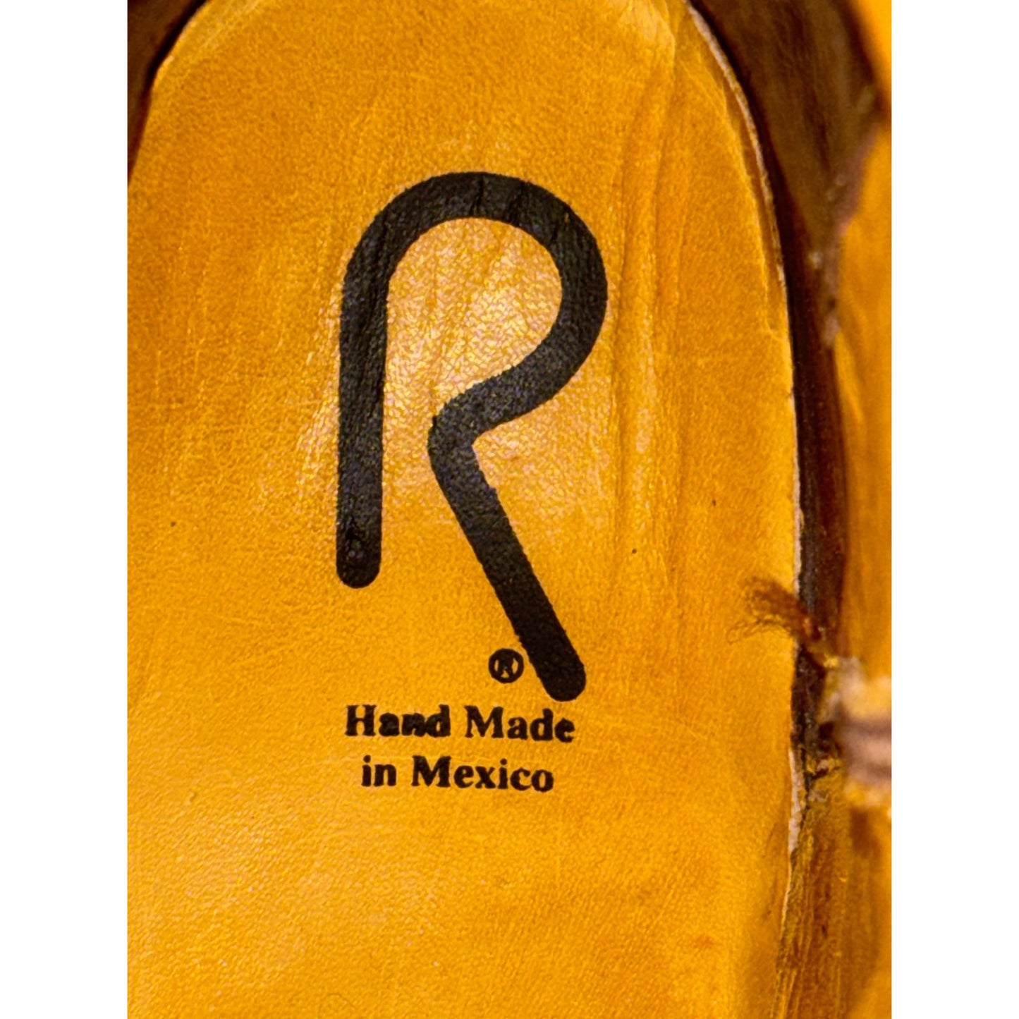 Rod Patrick Brown Python Western Boots Size 10