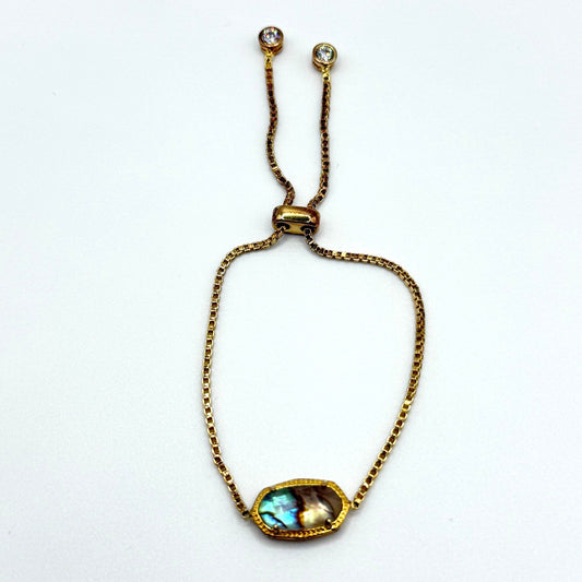Kendra Scott Gold-Tone Adjustable Bracelet With Crystal Accents
