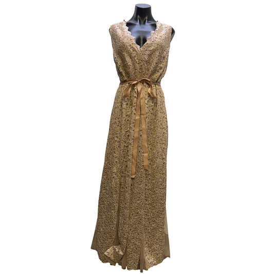 Candelite Gold Lace Gown Dress 2X