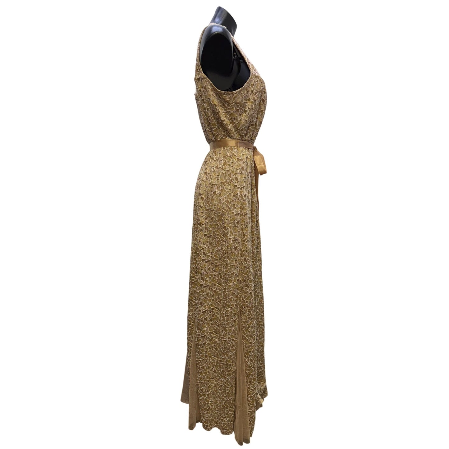 Candelite Gold Lace Gown Dress 2X