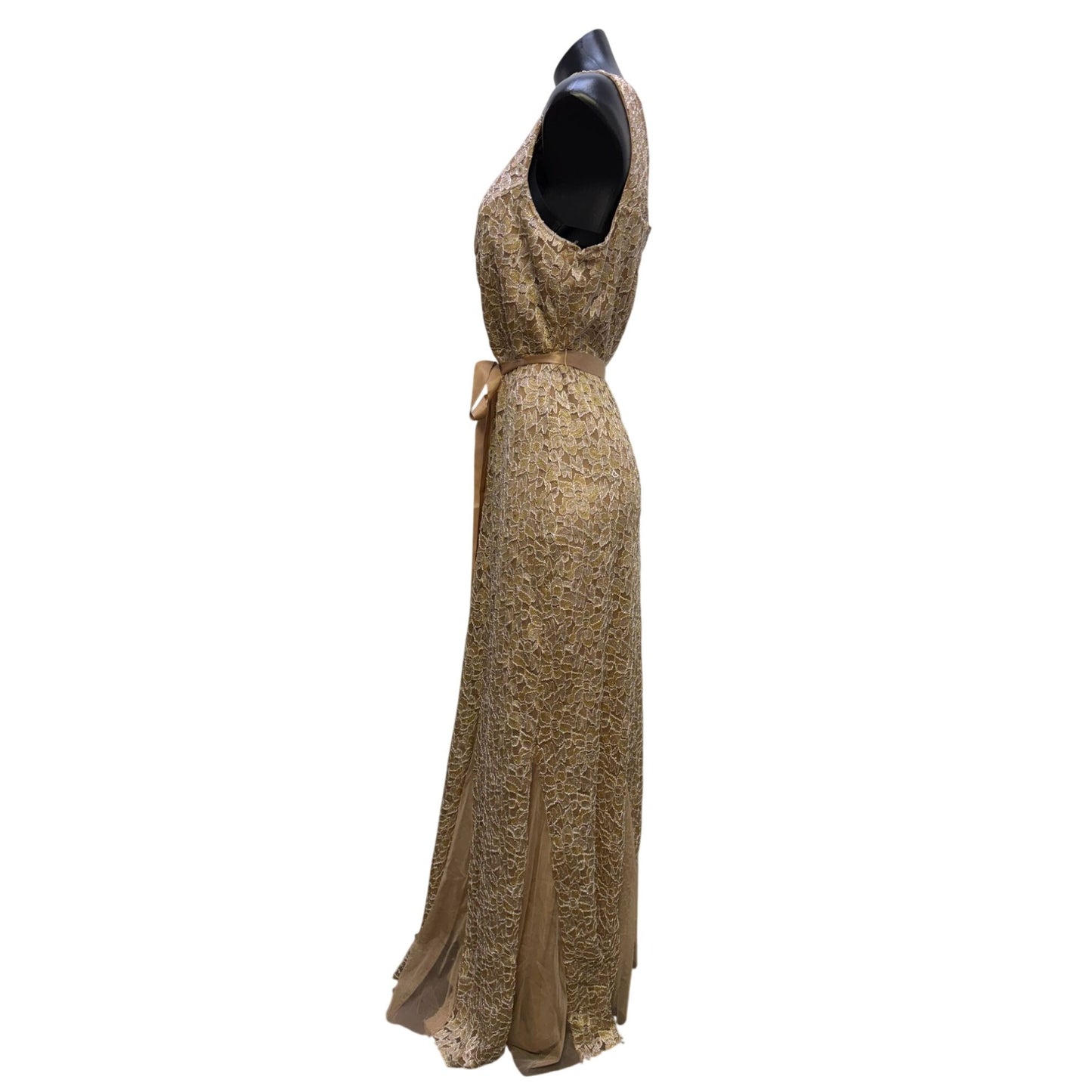 Candelite Gold Lace Gown Dress 2X