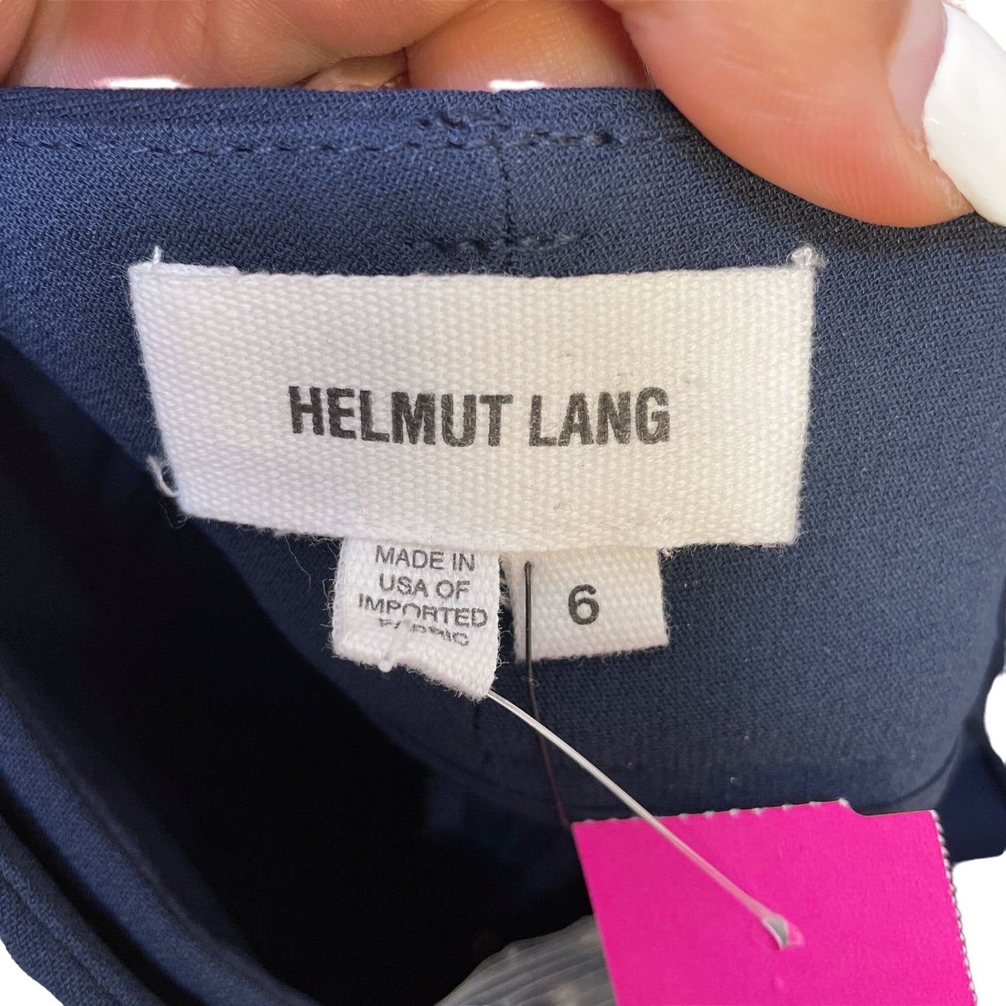 *NWD Helmut Lang Navy Uniform Shorts Size 6