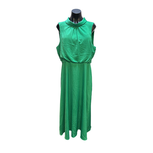 Karl Lagerfeld Sleeveless Green Maxi Dress