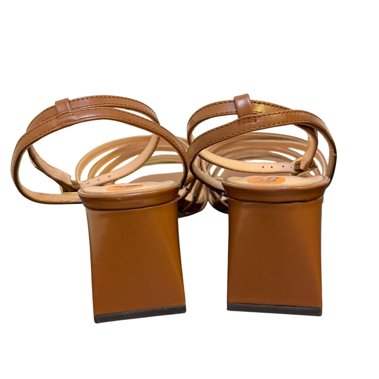 J.Crew Brown Strappy Heeled Sandals Size 8.5