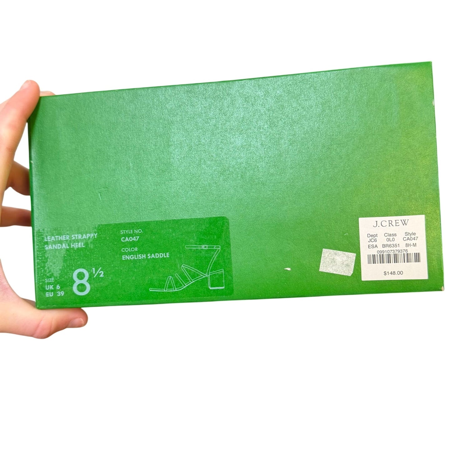 J.Crew Brown Strappy Heeled Sandals Size 8.5