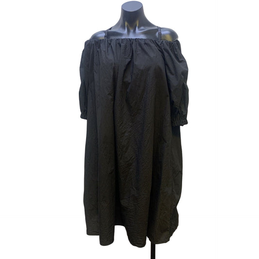 Magari Black Off-Shoulder Dress . Size S