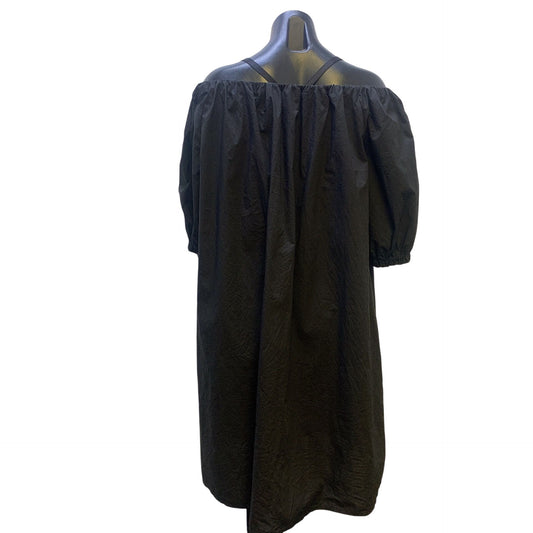 Magari Black Off-Shoulder Dress . Size S