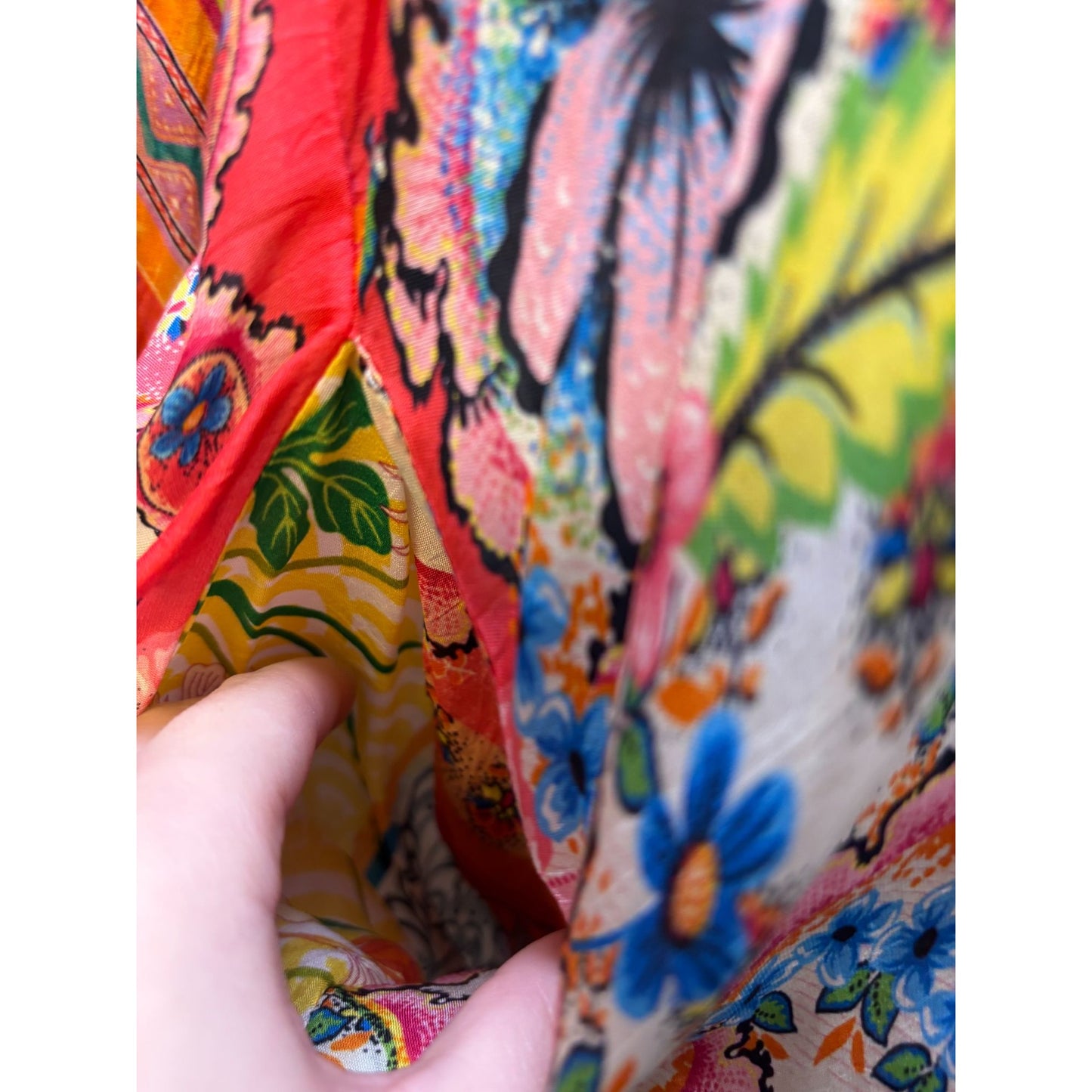 Johnny Was Multicolor Kimono/Cardi Floral Boho Design S
