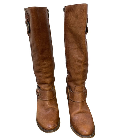 *Frye Brown Knee High Boots Size 6.5