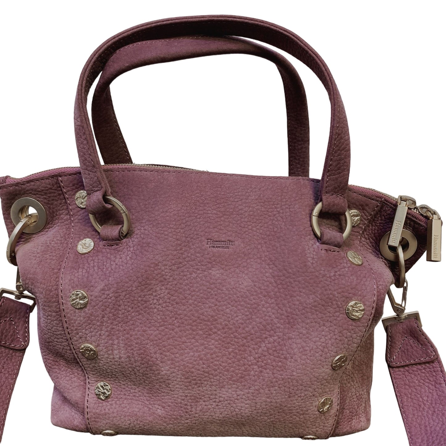 Hammit Los Angeles Daniel Light Purple Suede Satchel Handbag