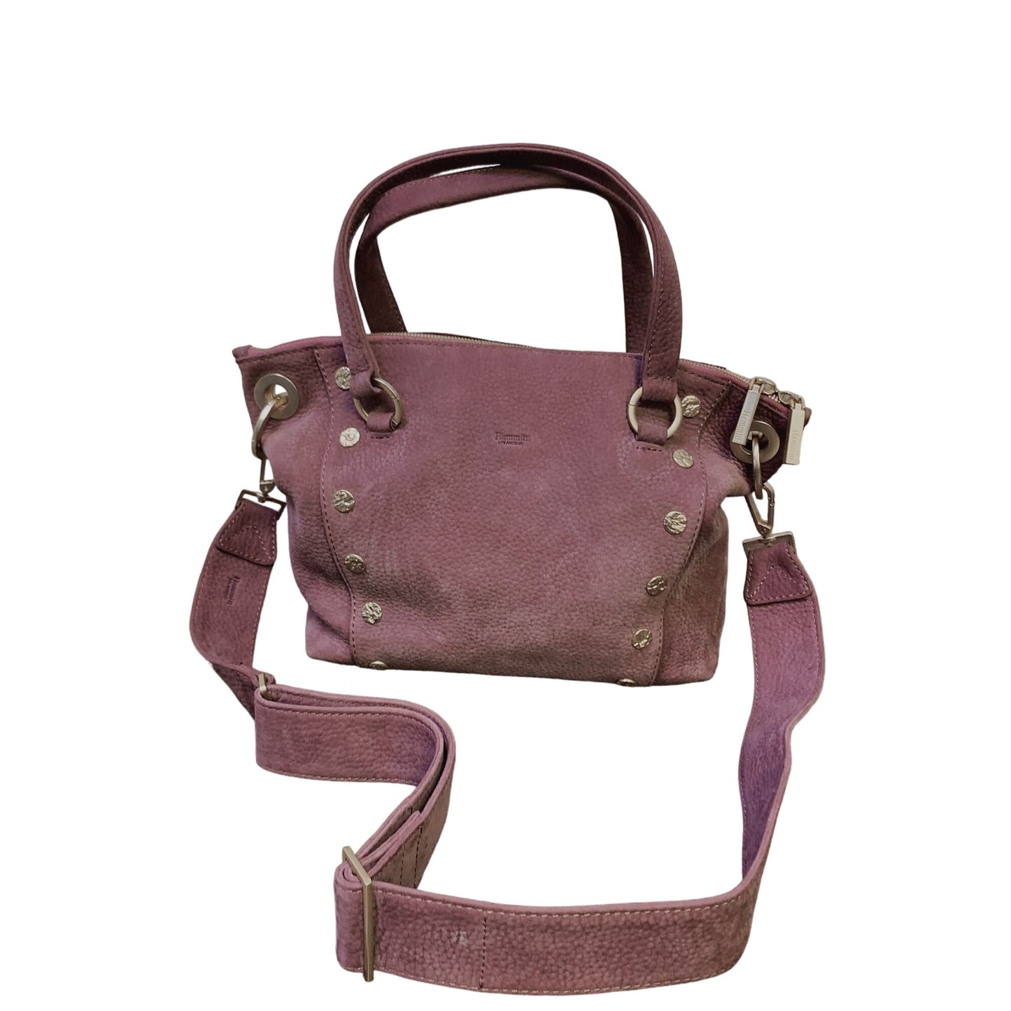 Hammit Los Angeles Daniel Light Purple Suede Satchel Handbag