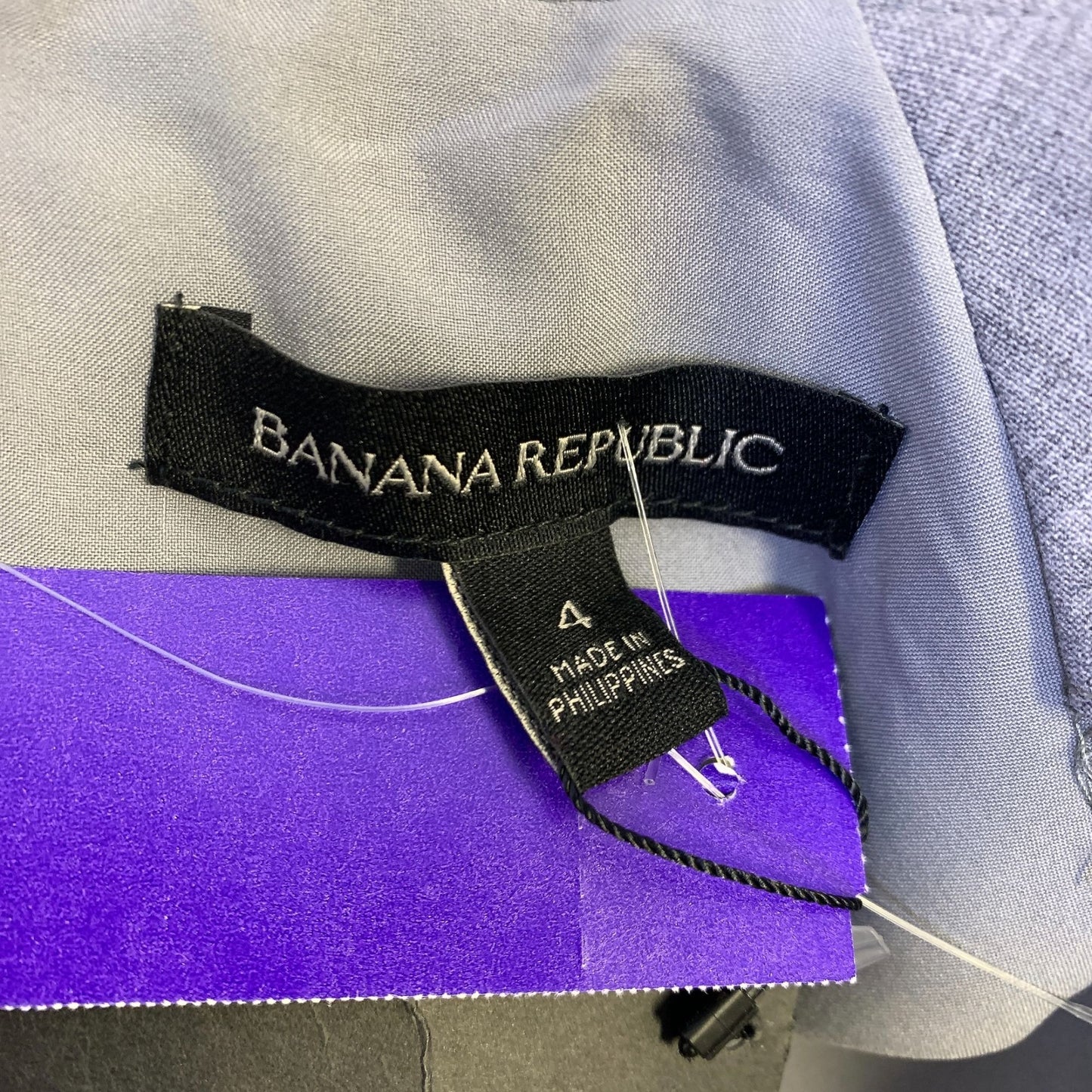 *NWT Banana Republic Gray Print Dress Size 4