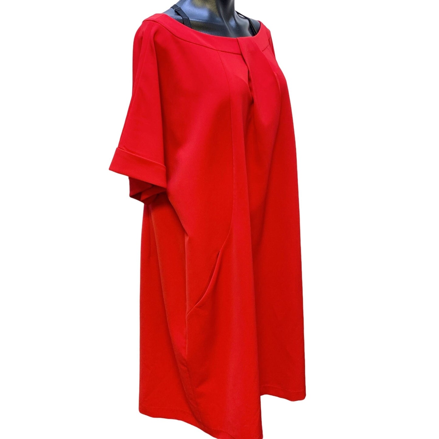 *Lafayette 148 Red Front Pocket Dress Size 22