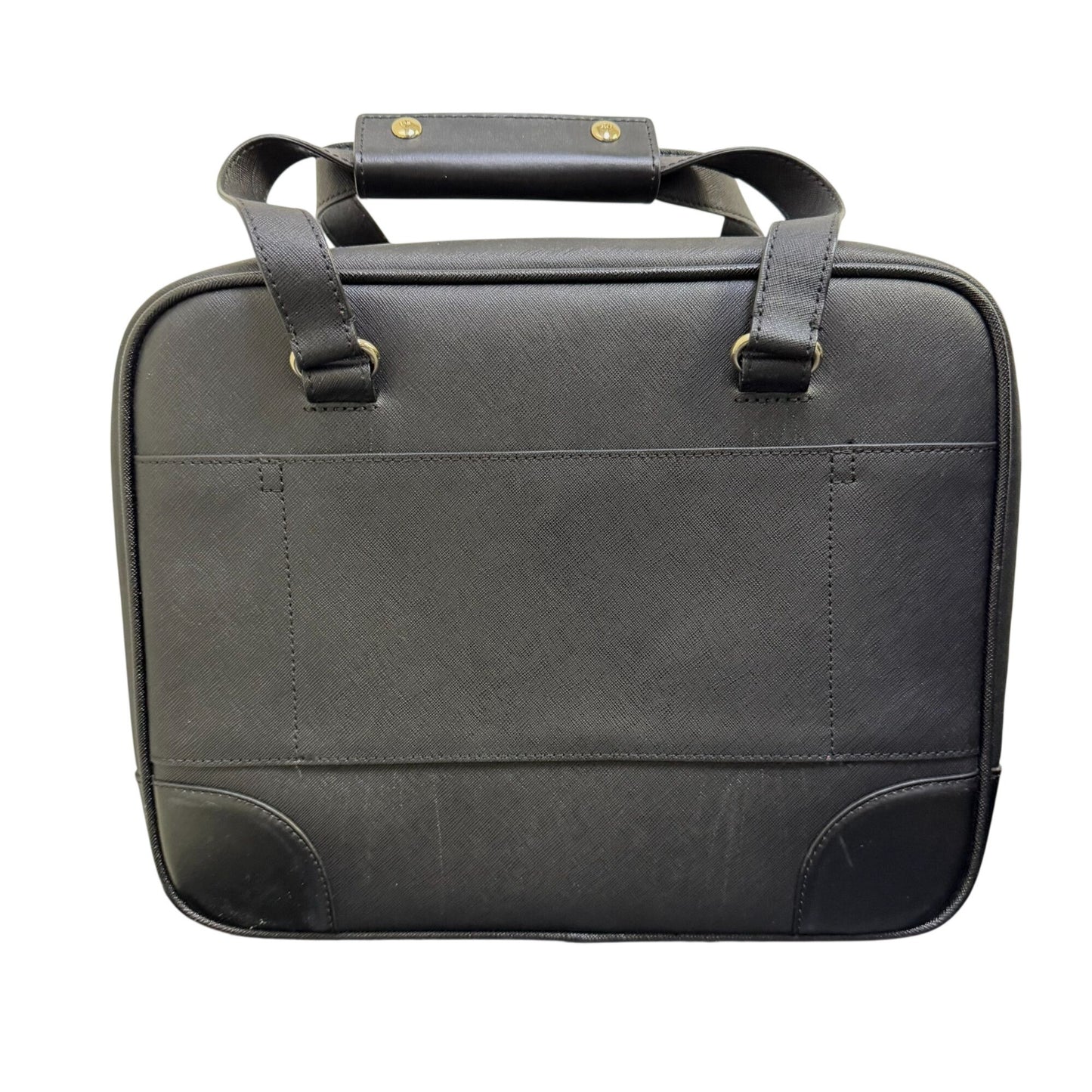 Kate Spade Black Saffiano Leather Travel Case With Adjustable Long Strap