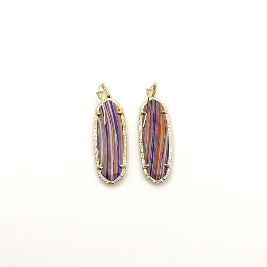 Kendra Scott Gold-Tone Multi Earrings