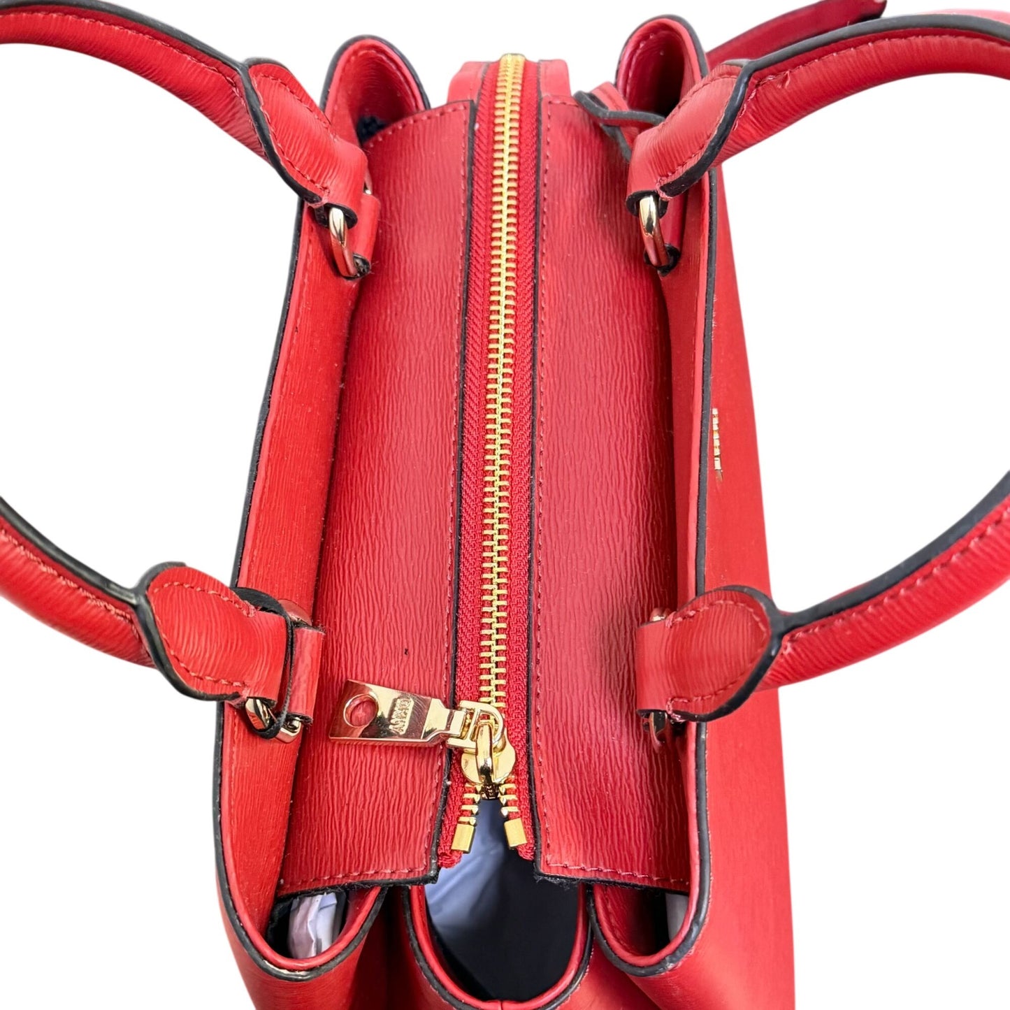 NWT DKNY Red Leather Handbag