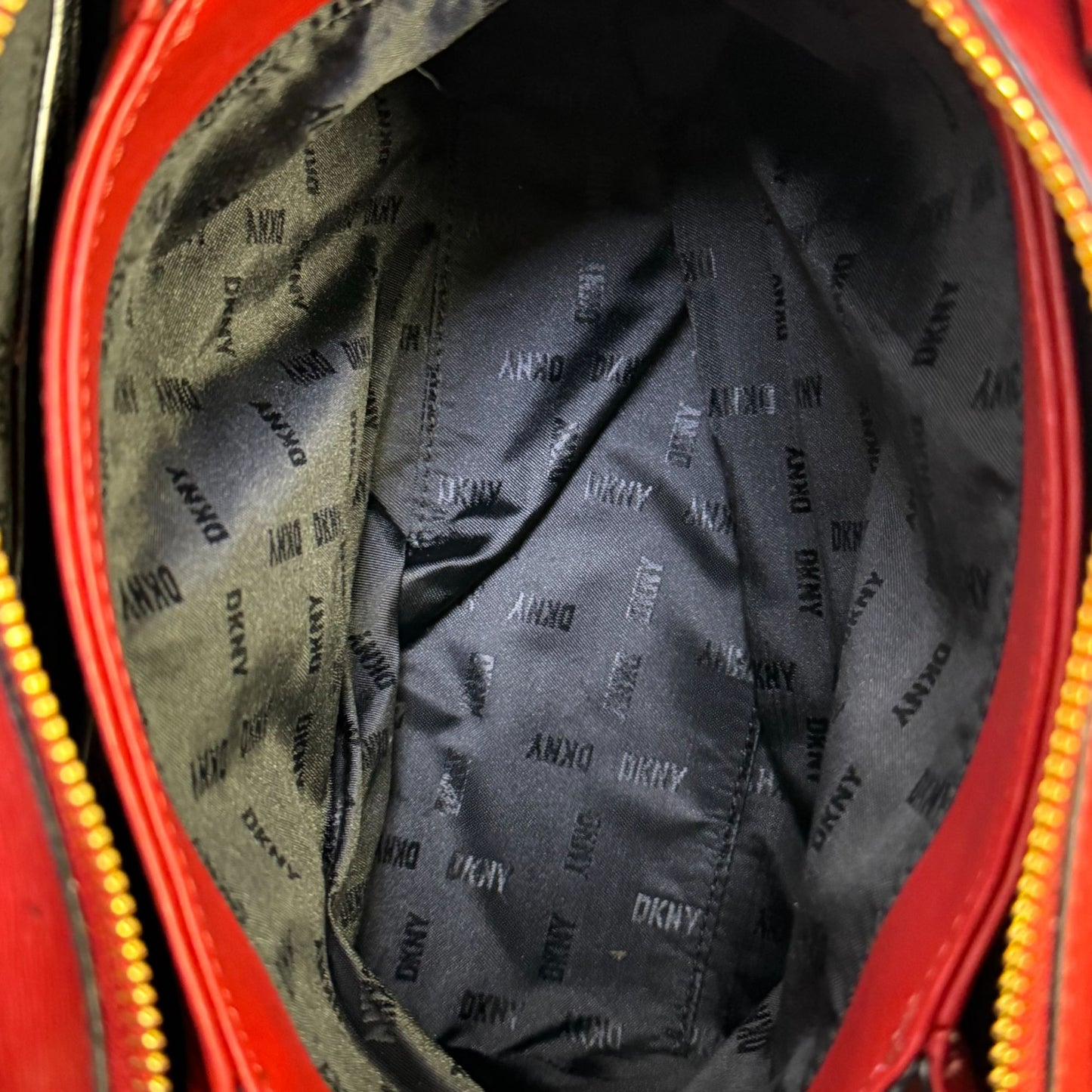 NWT DKNY Red Leather Handbag