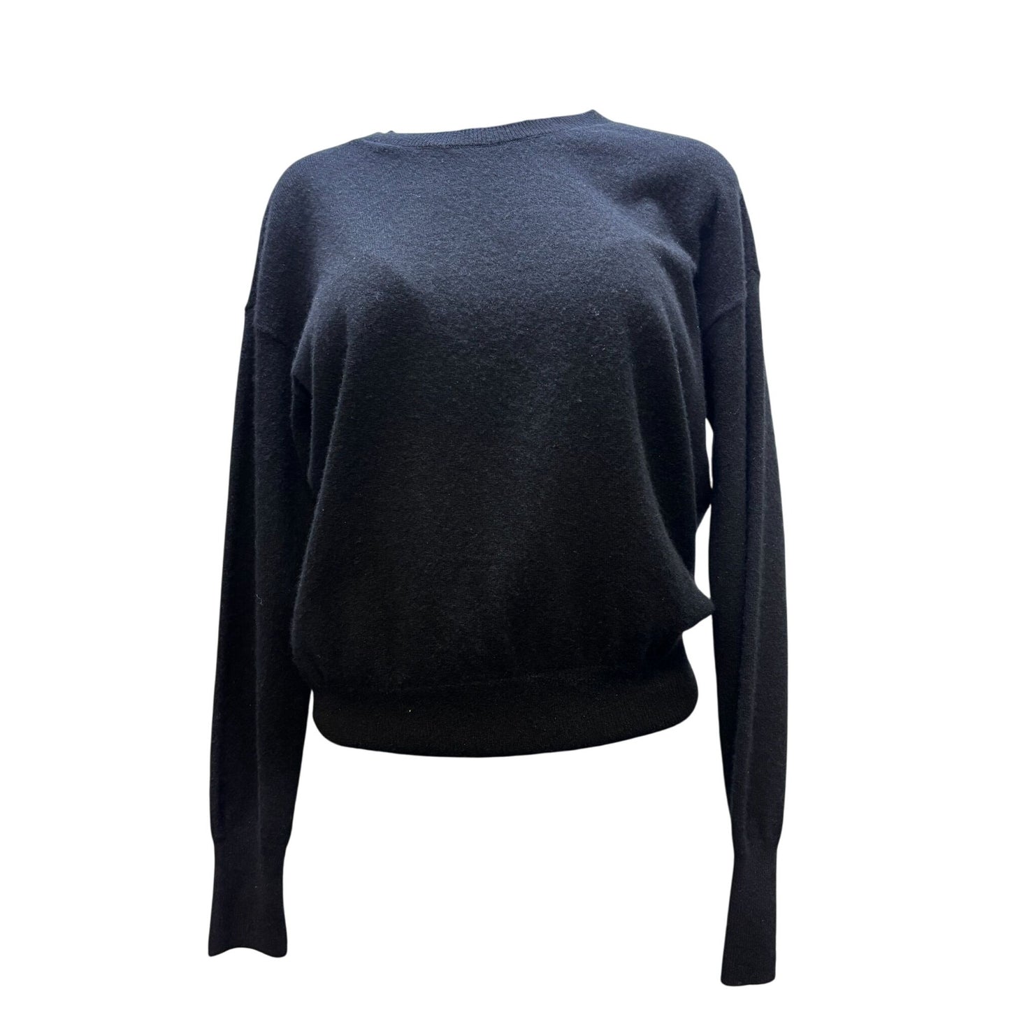 Vince Cashmere Sweater Black With Cutout Back M