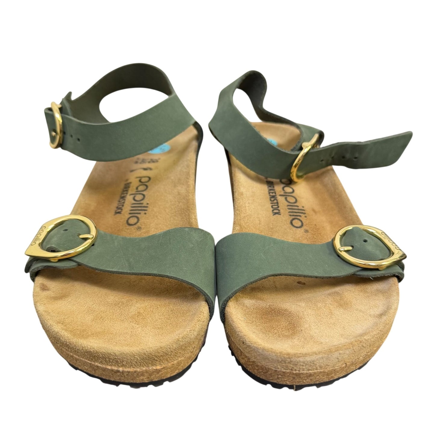 Birkenstock Papillio Wedge Sandal Green Size 7.5