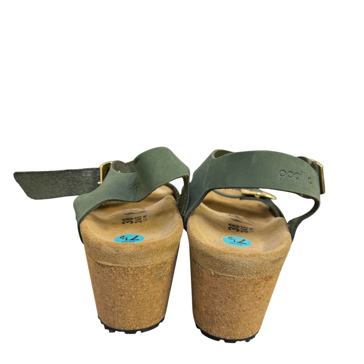Birkenstock Papillio Wedge Sandal Green Size 7.5