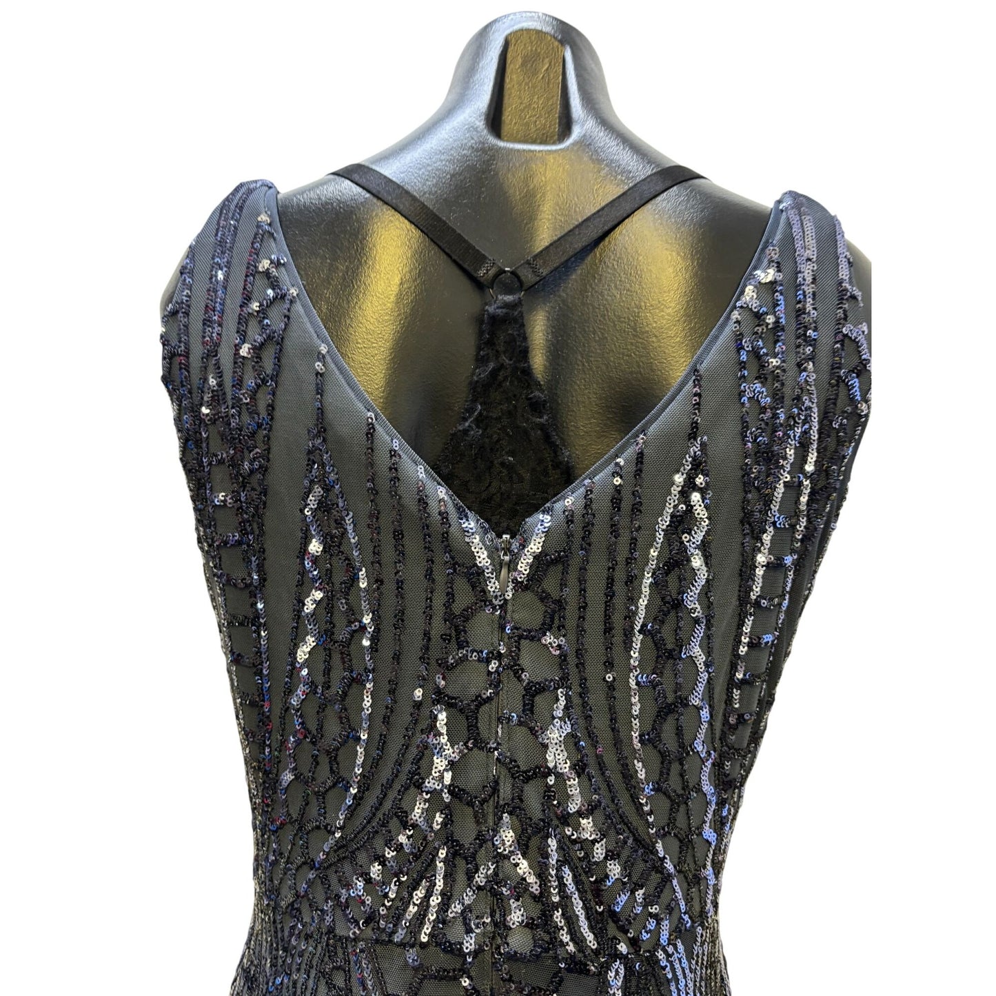 NWNightwear NWT Beaded Gown Navy Blue 16W