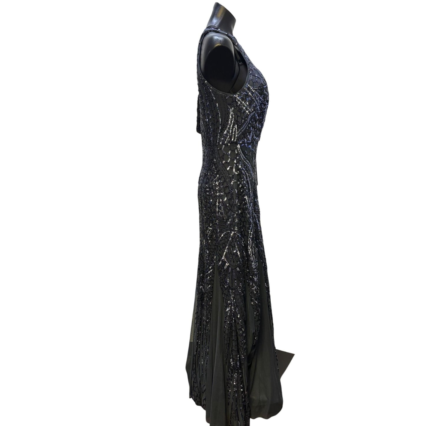 NWNightwear NWT Beaded Gown Navy Blue 16W