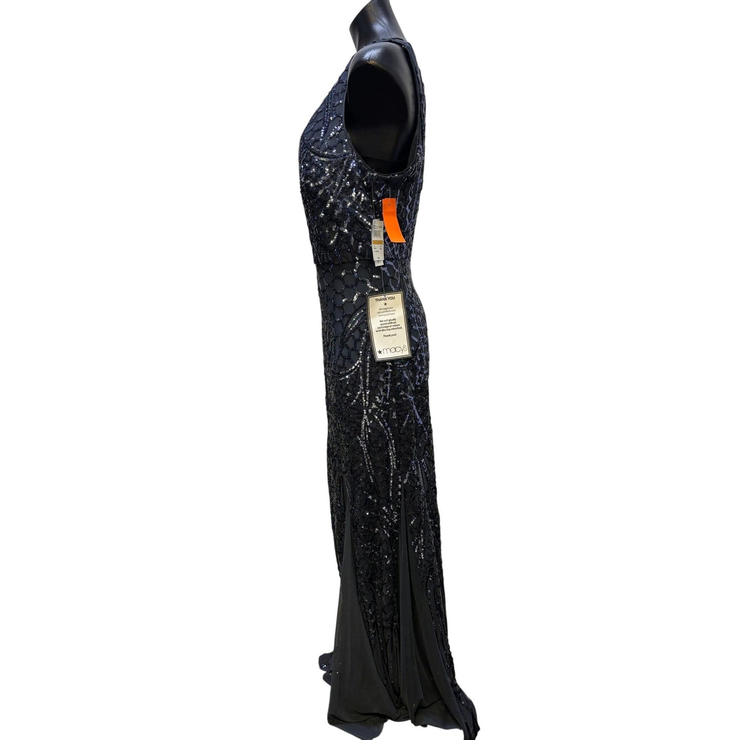 NWNightwear NWT Beaded Gown Navy Blue 16W