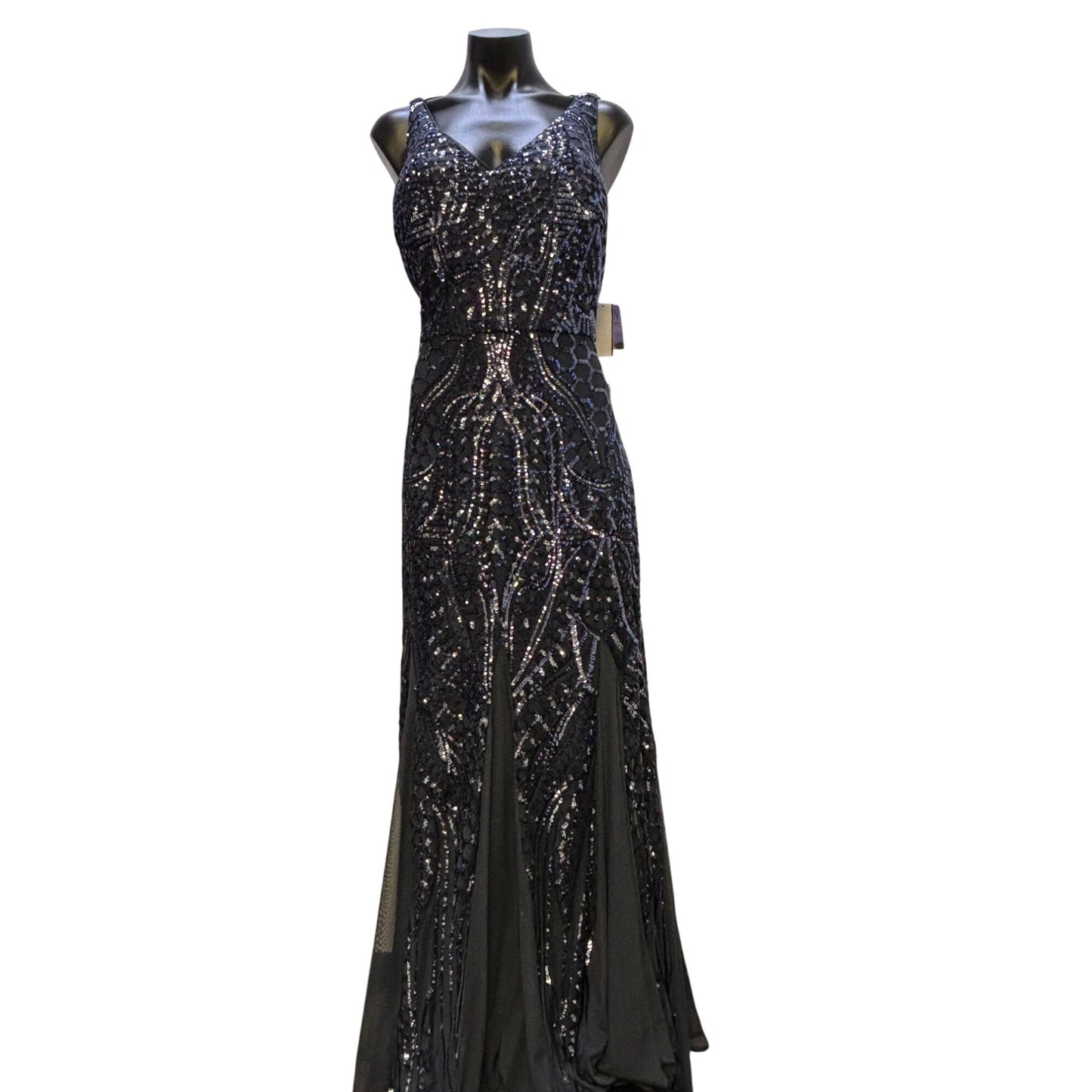 NWNightwear NWT Beaded Gown Navy Blue 16W