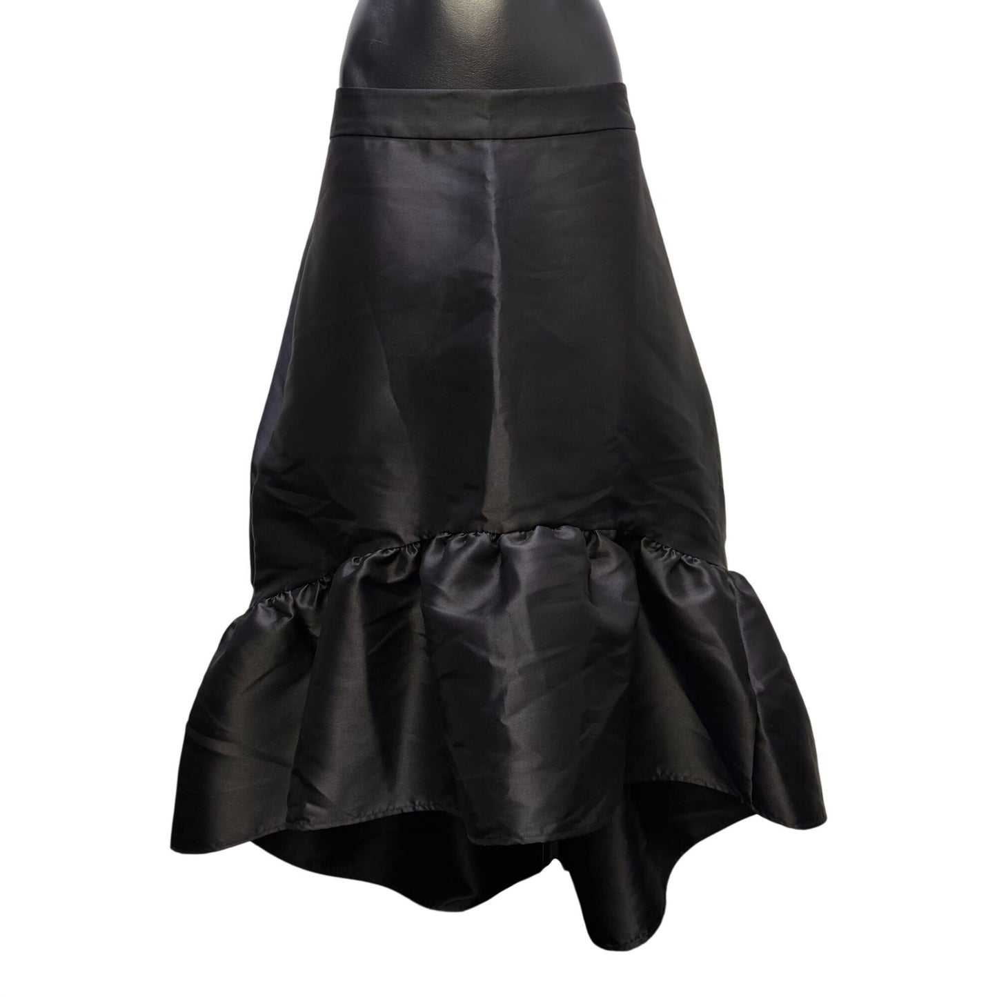 Mare Mare Black High-Low Ruffled Hem Skirt Size M