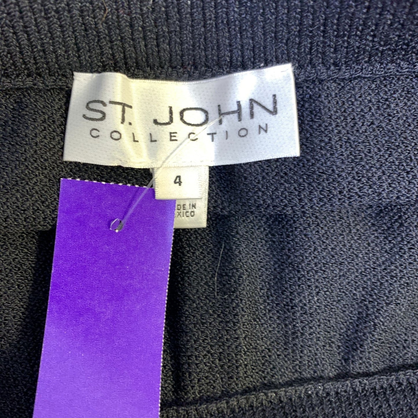 *St. John Black Knit Skirt Size 4