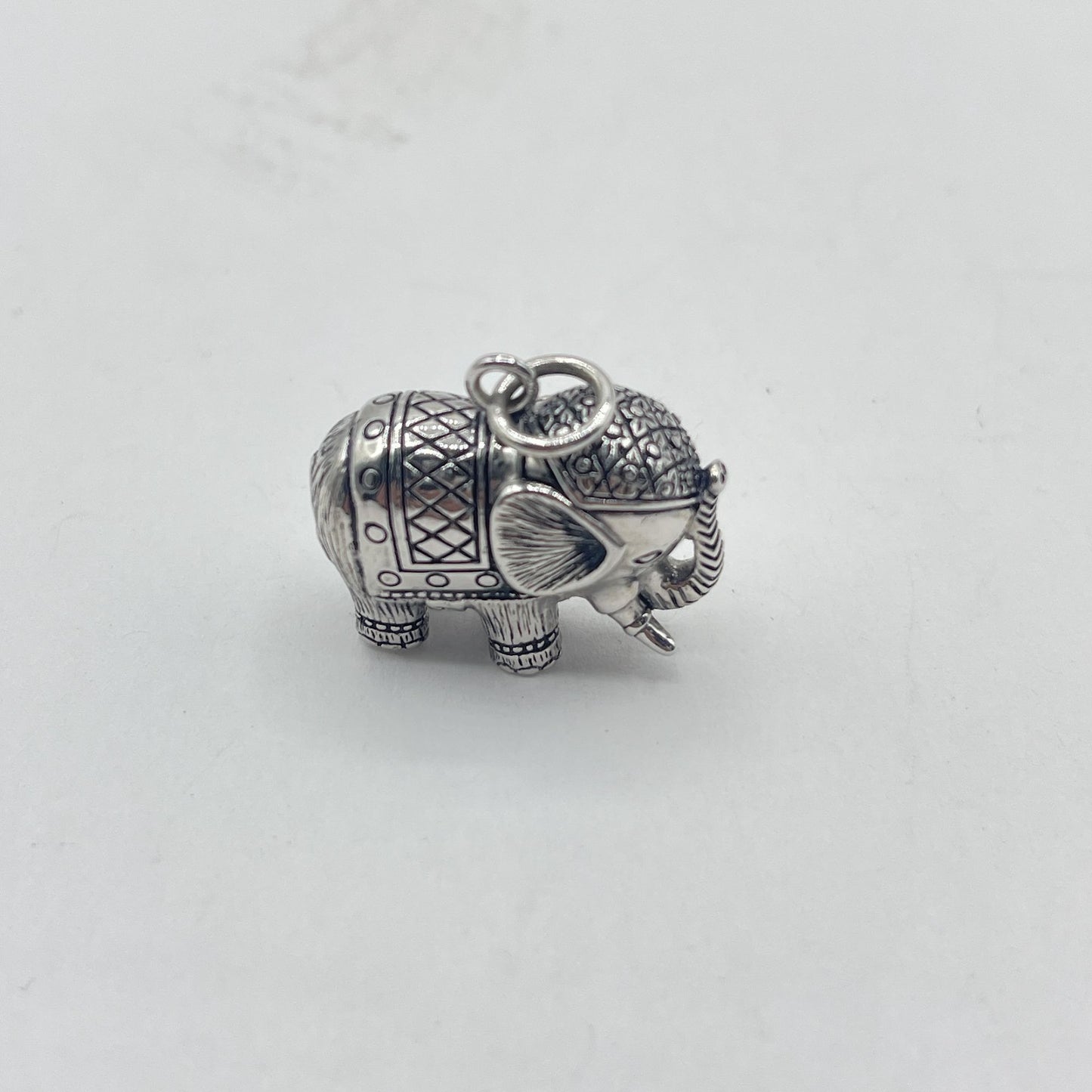 925 Silver Elephant Charm Pendant For Necklace Or Bracelet