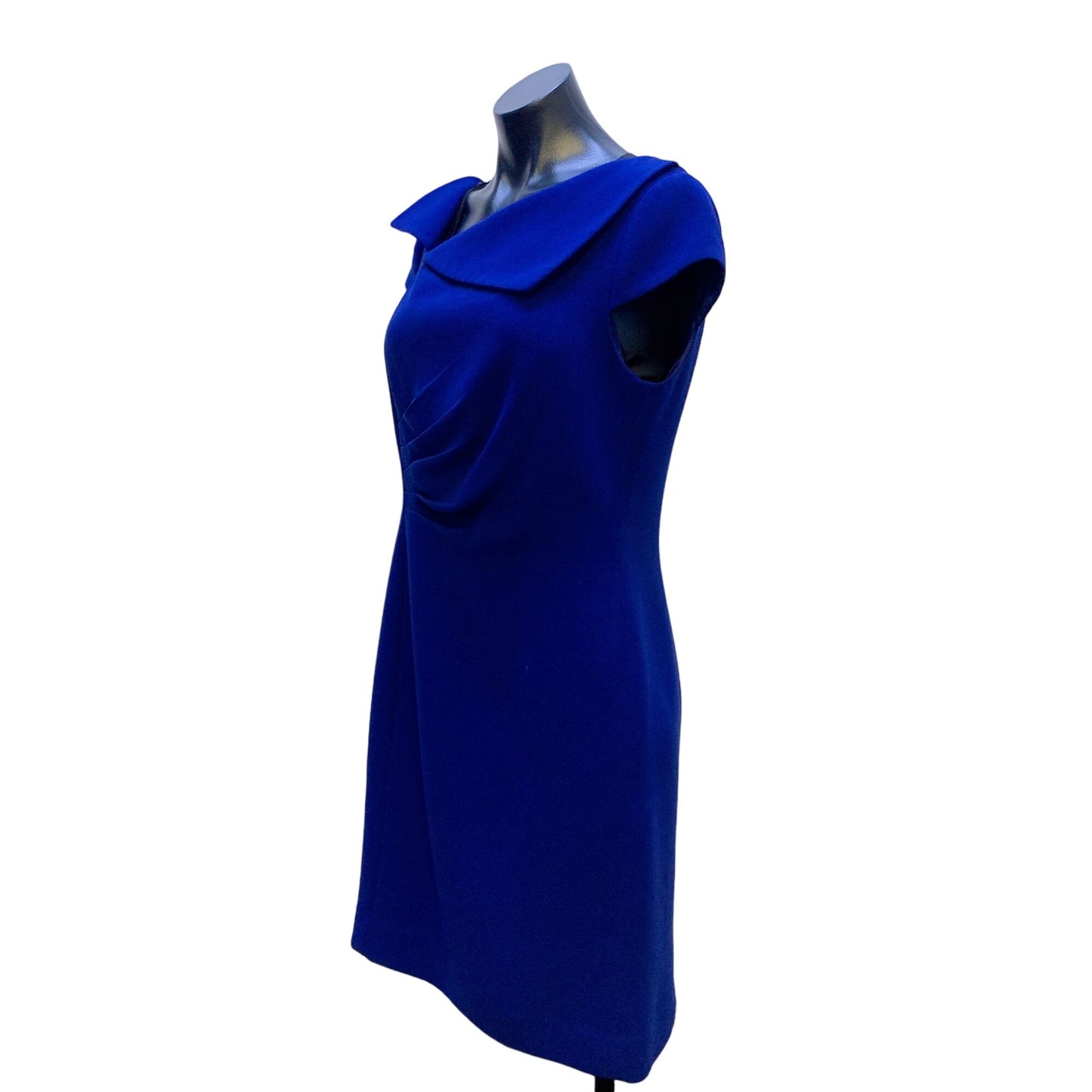 Tahari Arthur S. Levine Blue A-Line Dress 8