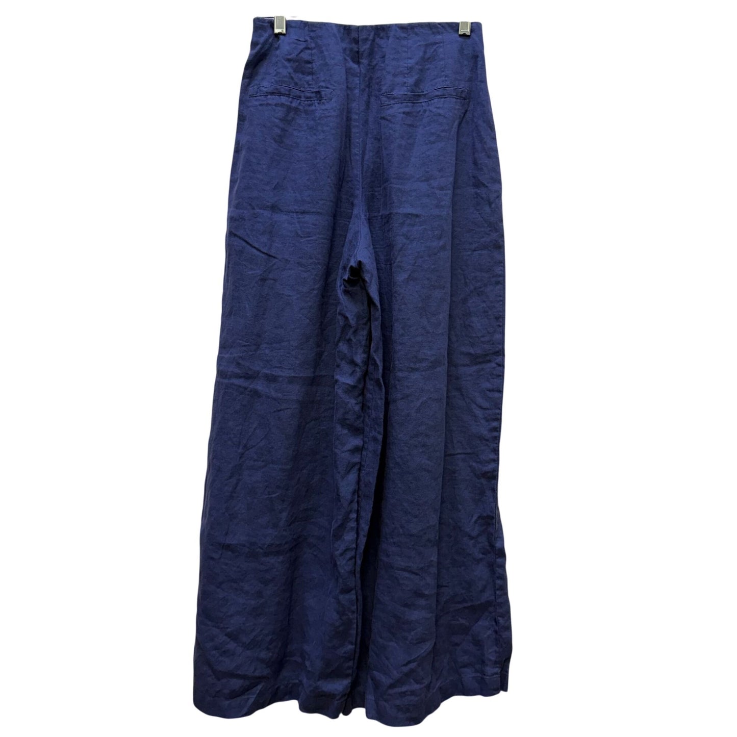 Lahntropy Blue Linen Wide-Leg Pants XS