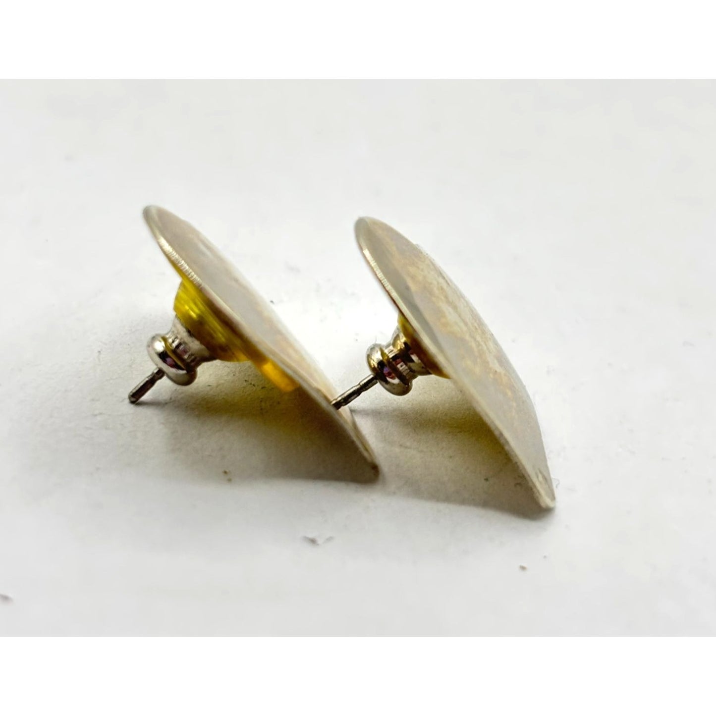 Unique 925 Sterling Silver Heart Art Earrings