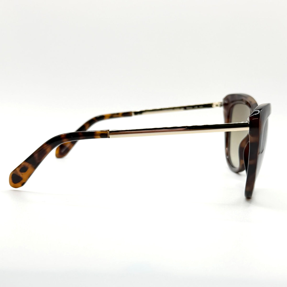 Kate Spade Tortoise Cat Eye Sunglasses With Green Case