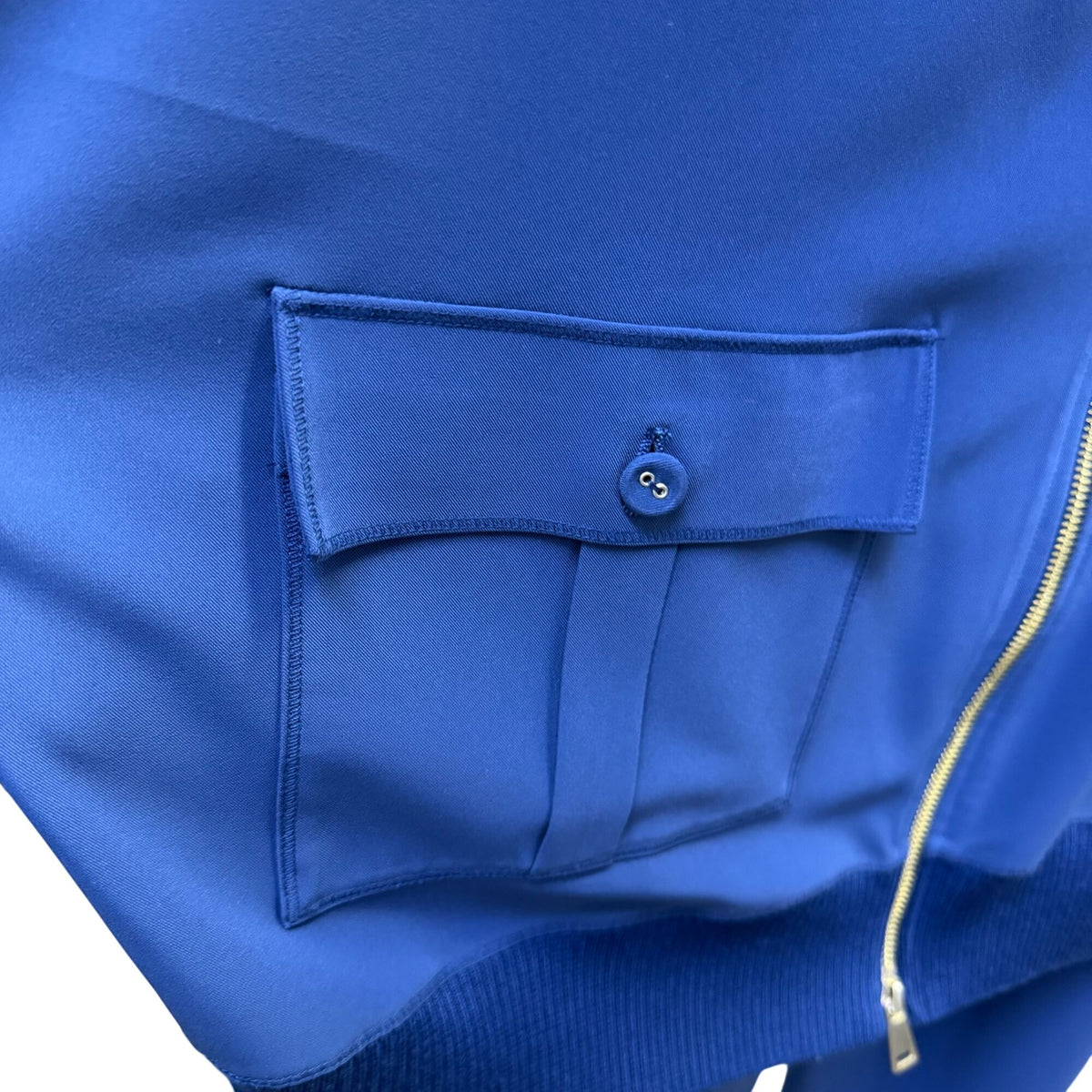St. John 2 Pc Jacket & Pants Set Blue Size L