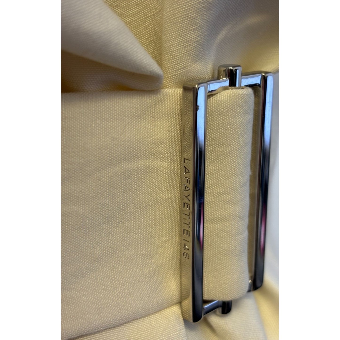 Lafayette 148 Silk Linen Trench Coat Ivory Size 16