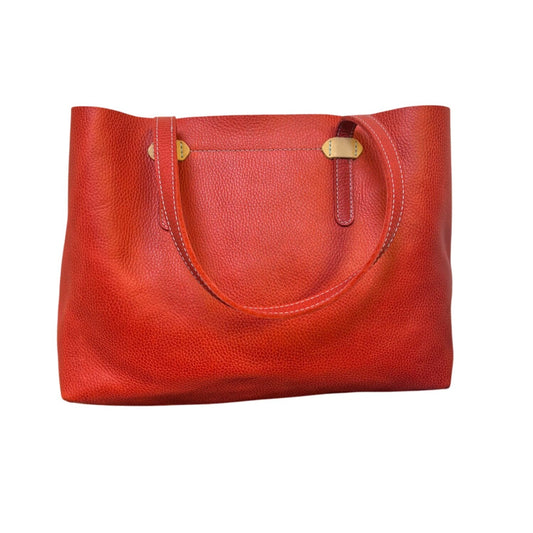 Consuela Viva Red Leather Tote Bag