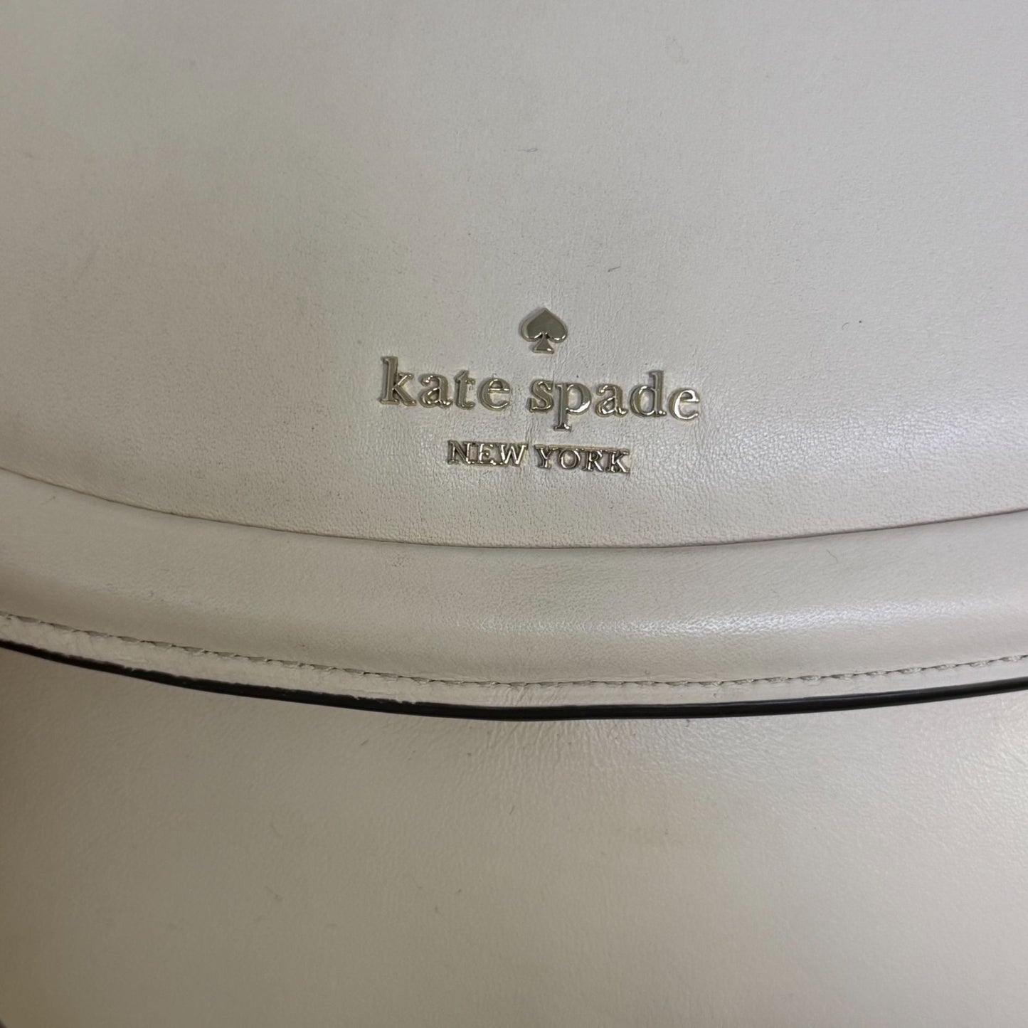 Kate Spade Ivory Leather Crossbody Purse