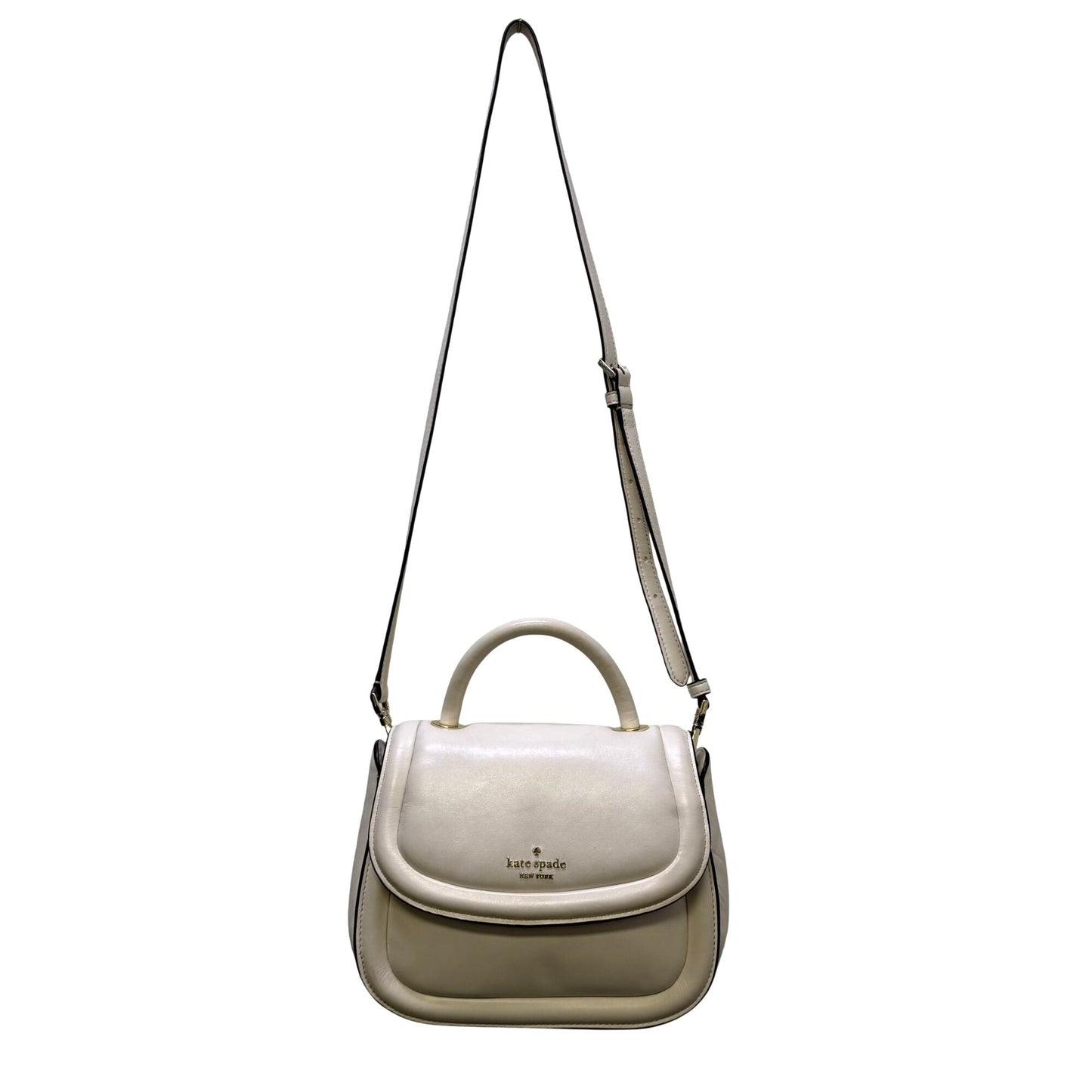 Kate Spade Ivory Leather Crossbody Purse