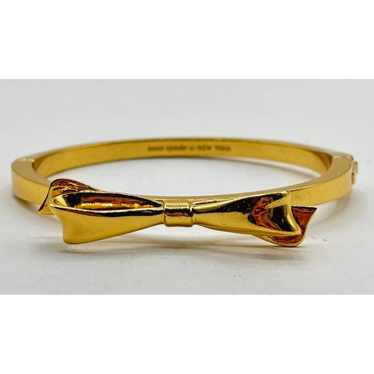 Kate Spade New York Gold-Tone Bow Bangle Bracelet