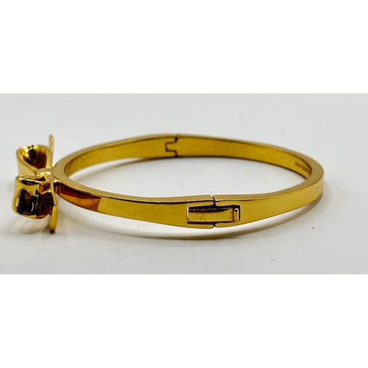 Kate Spade New York Gold-Tone Bow Bangle Bracelet