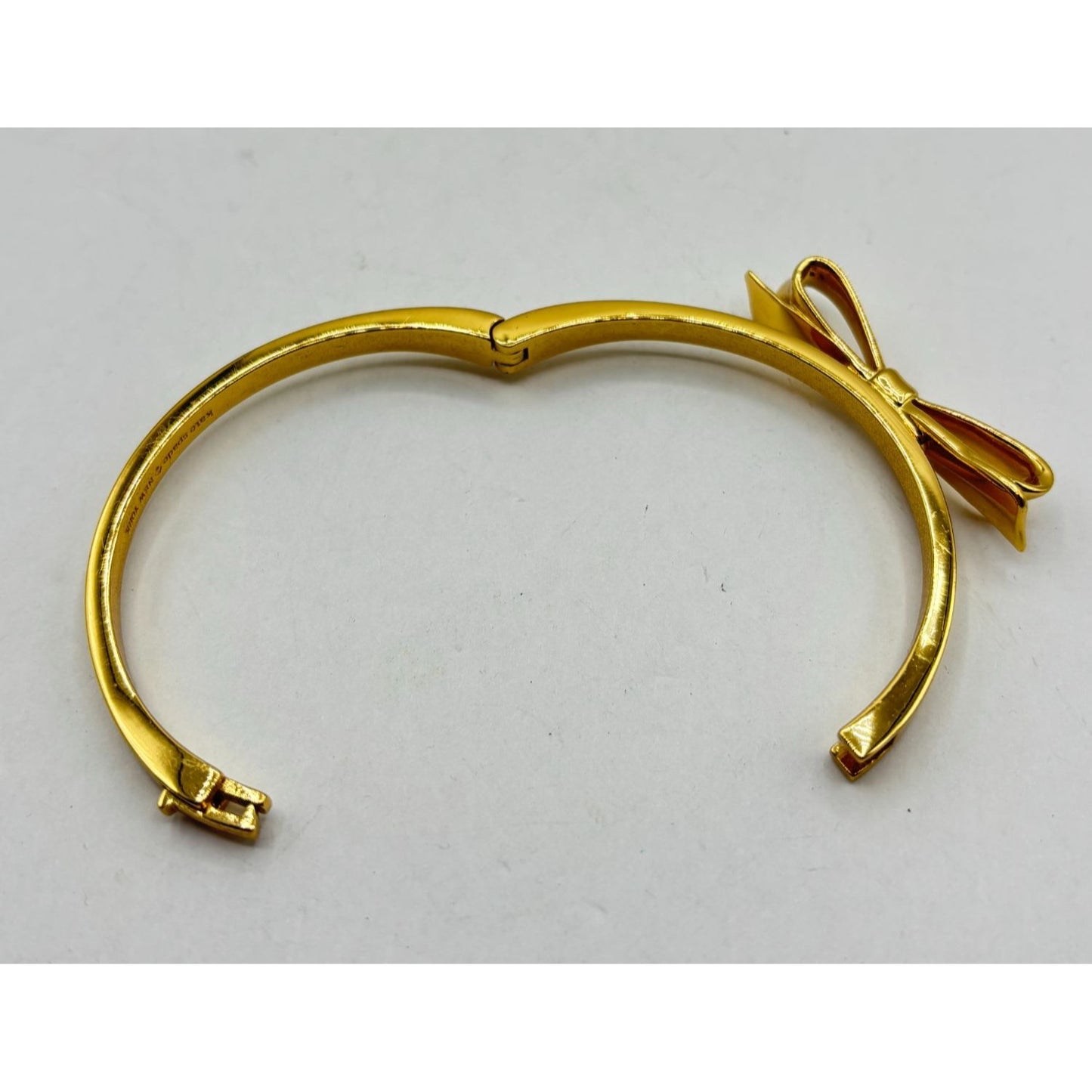 Kate Spade New York Gold-Tone Bow Bangle Bracelet