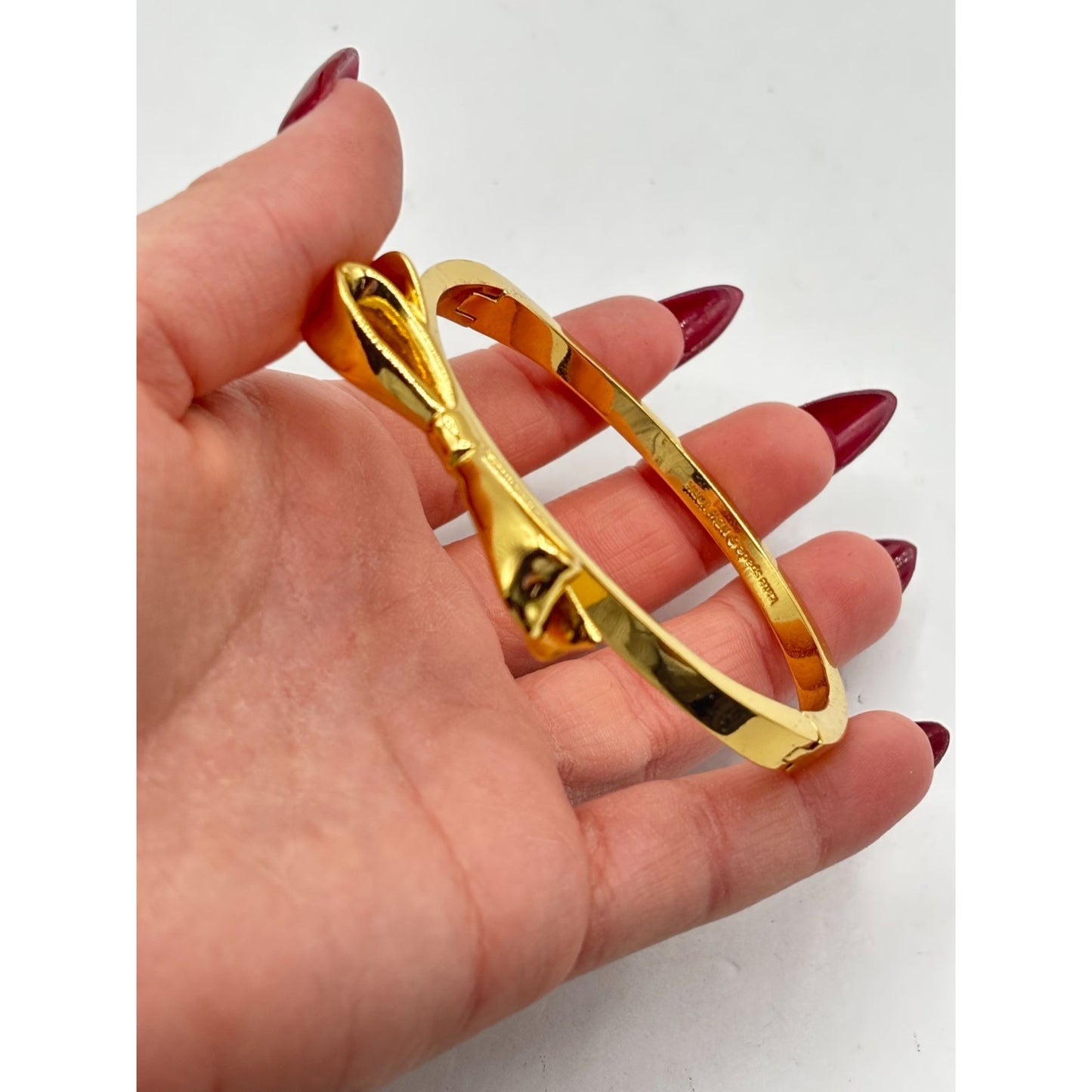 Kate Spade New York Gold-Tone Bow Bangle Bracelet