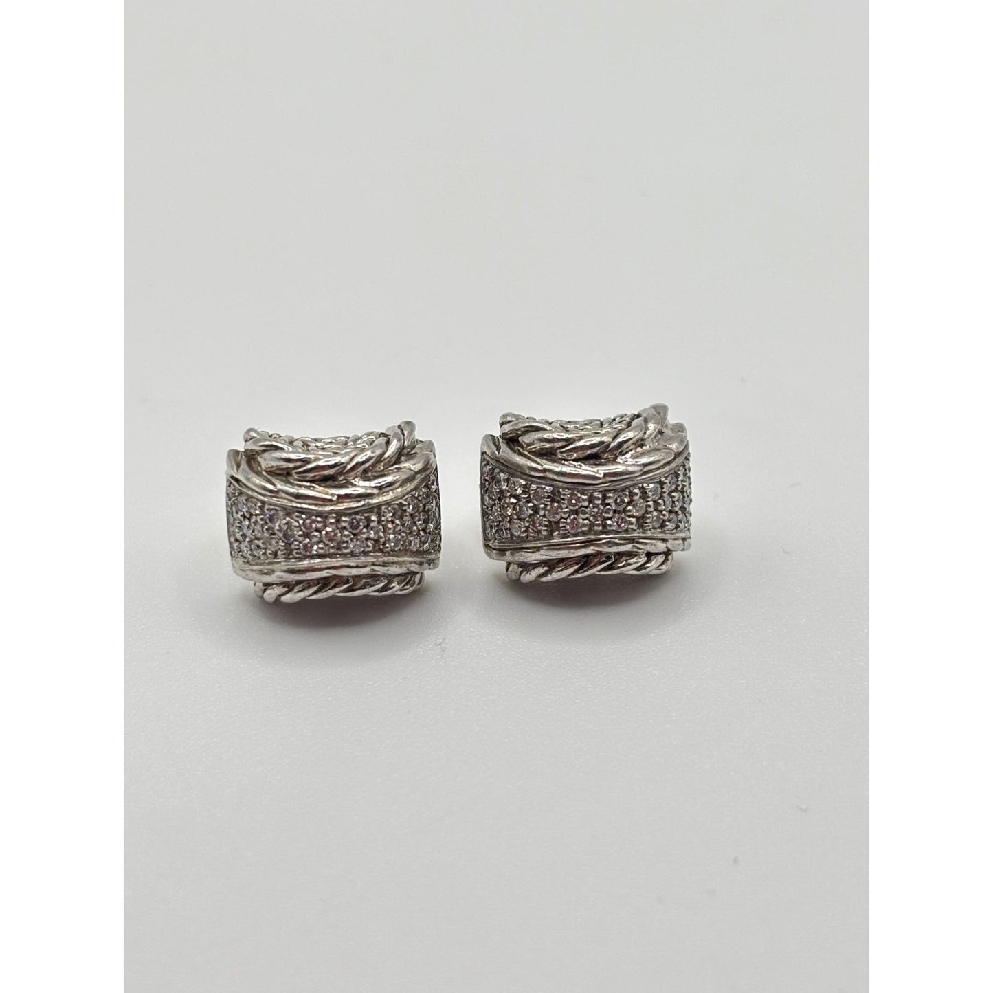 John Hardy 18K & 925 Sterling Silver Earrings