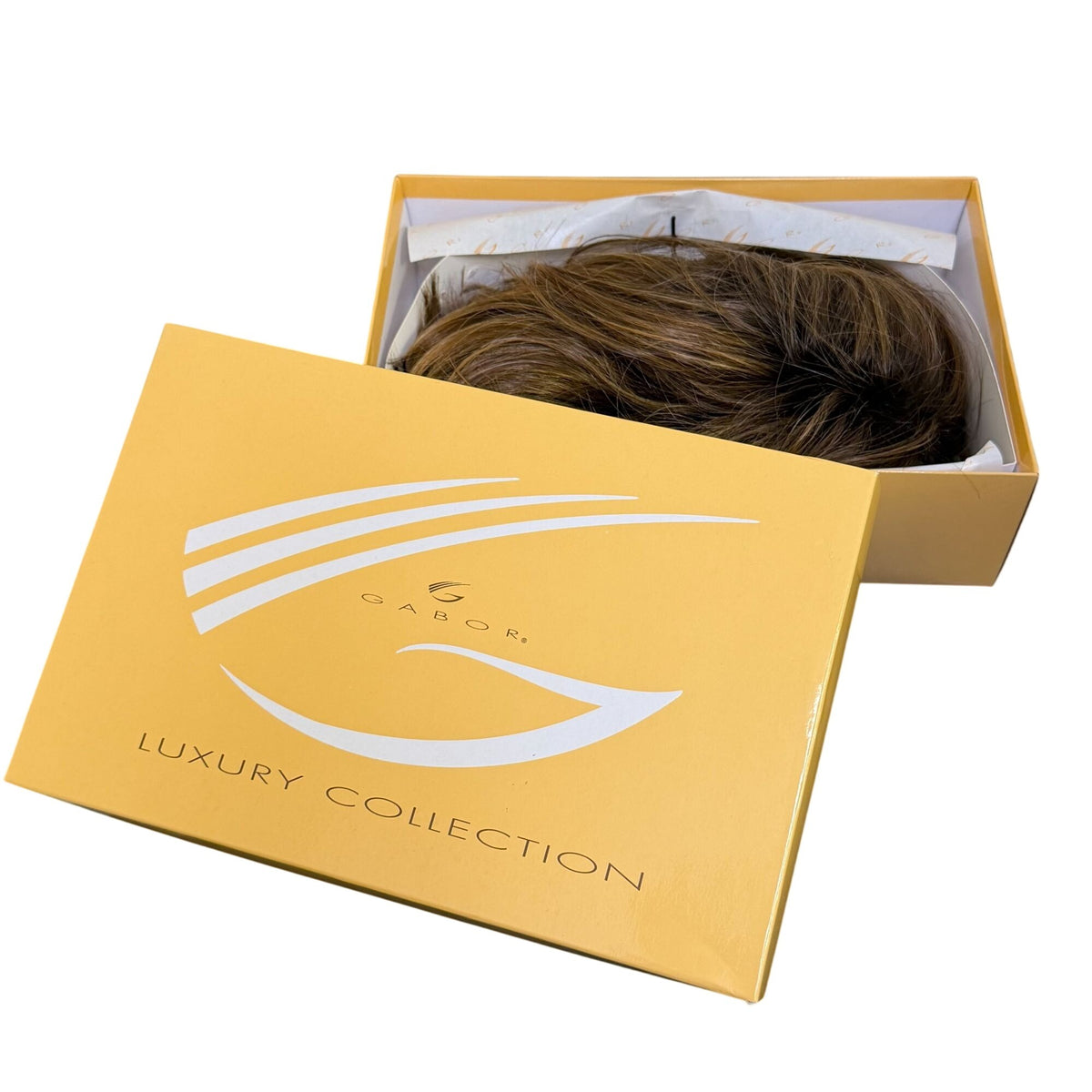 Gabor Luxury Collection Wig Short Bob Style Brown Highlights